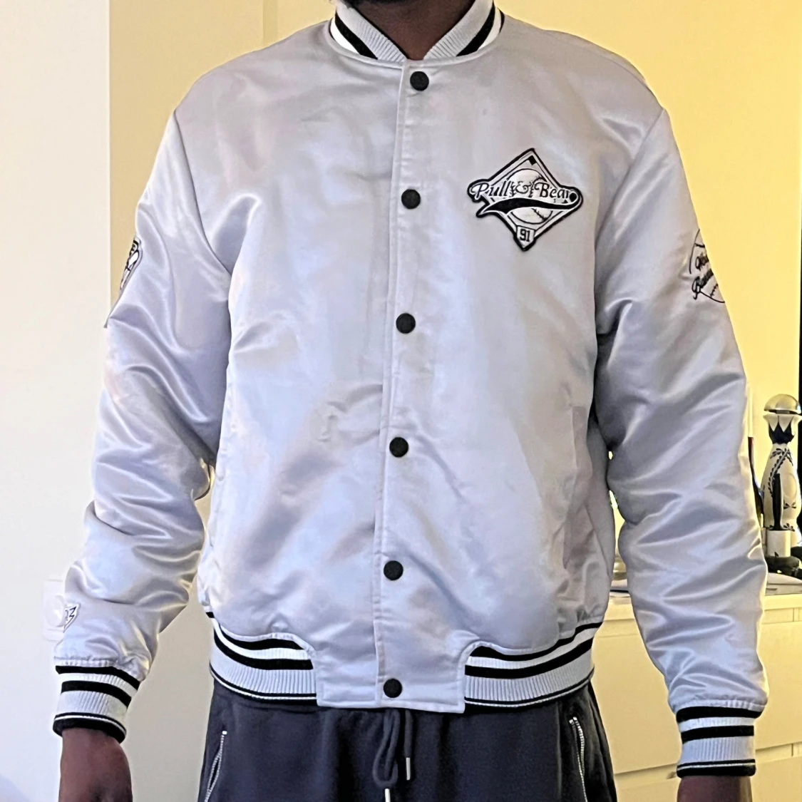 Silver bomberjacka från Project X Paris