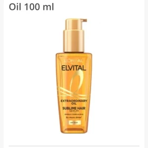 L'Oréal Elvital Extraordinary Oil - L'Oréal Elvital Extraordinary Oil är ett hårserum som ger glans och näring till håret. Innehåller 100 ml och är berikat med vårdande oljor för att ge håret en silkeslen känsla och extra lyster. Endast testad❤️
