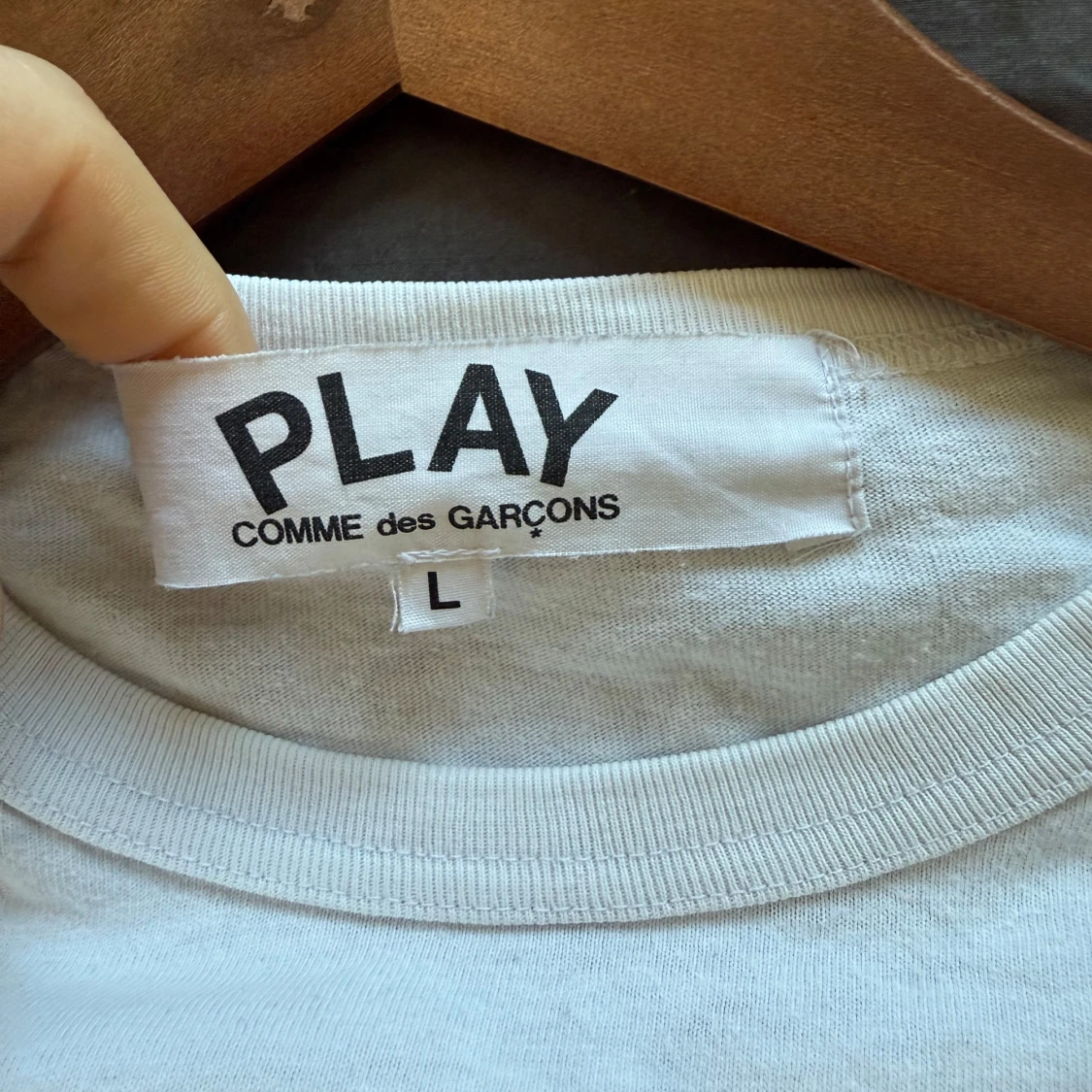 Vit långärmad tröja från Comme des Garçons - 1