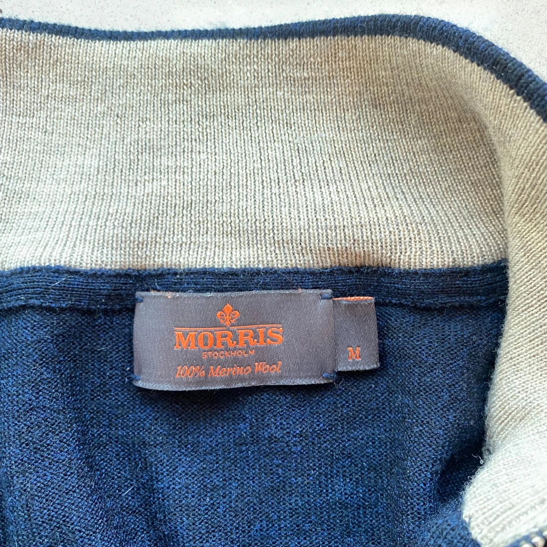 Halfzip från Morris - 2