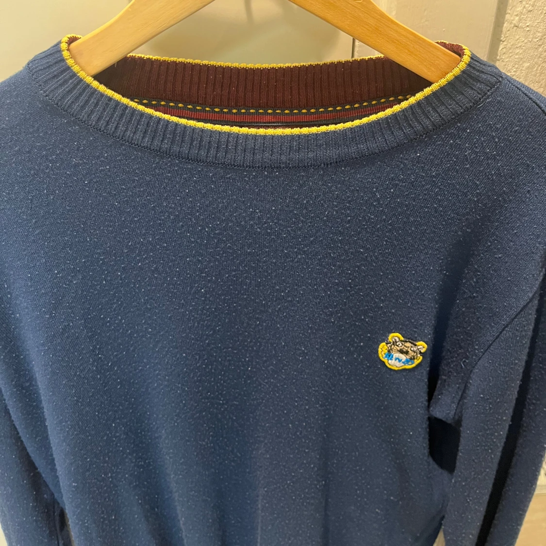 Kenzo Marinblå Fintröja – Elegant & Trendig Design - 1