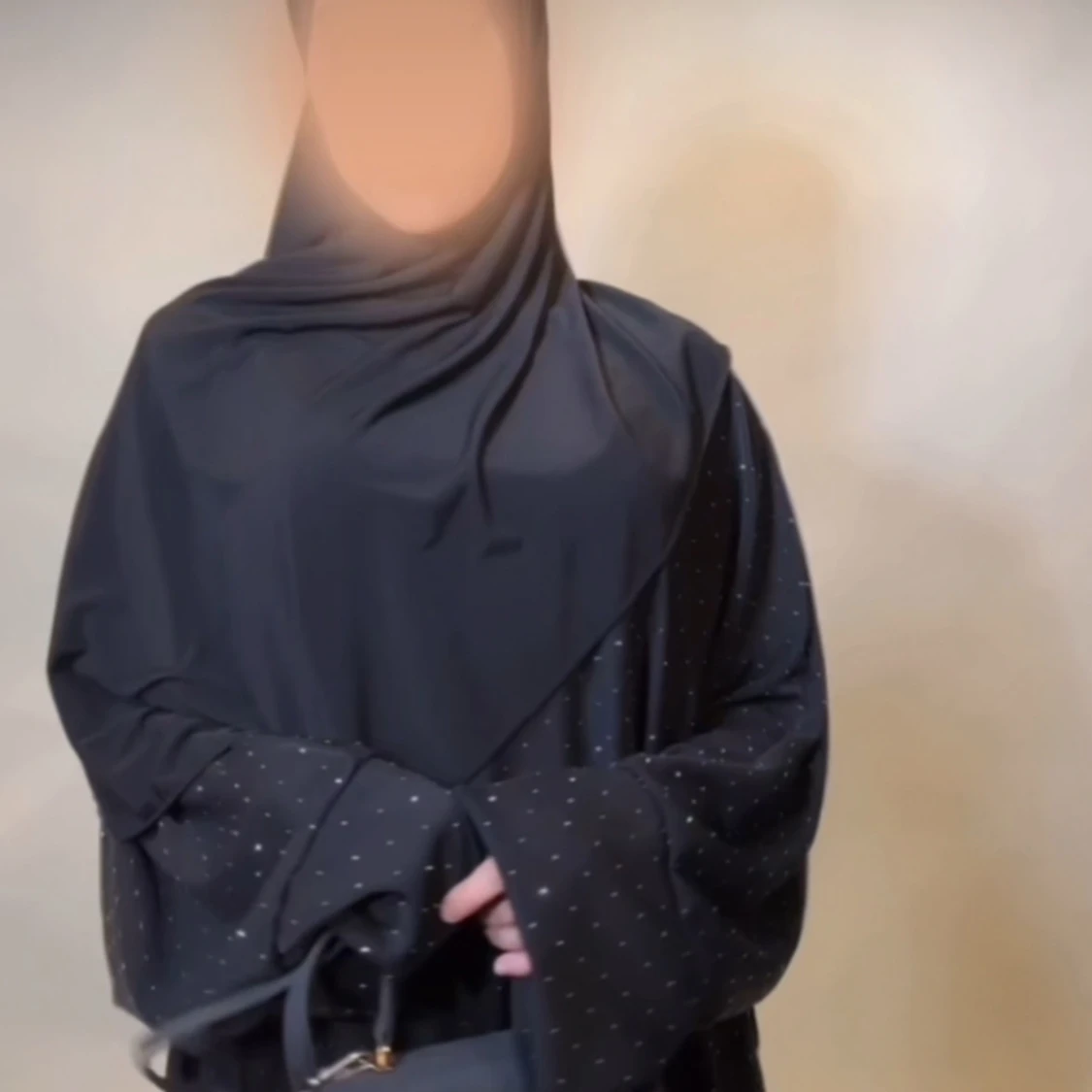 Svart abaya