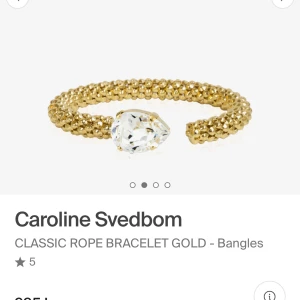 Caroline svedbom classic rope bracelet gold-bangles  - helt oanvänd och finns kvitto, nypris är 995 och säljer för 500☺️