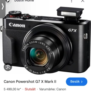 Söker CANON G7x mark II - Söker kameran!!!! 