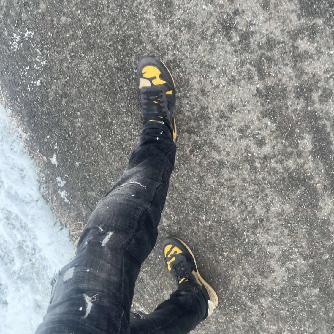 Valentino Rockrunner sneakers camo gul/svart - 2