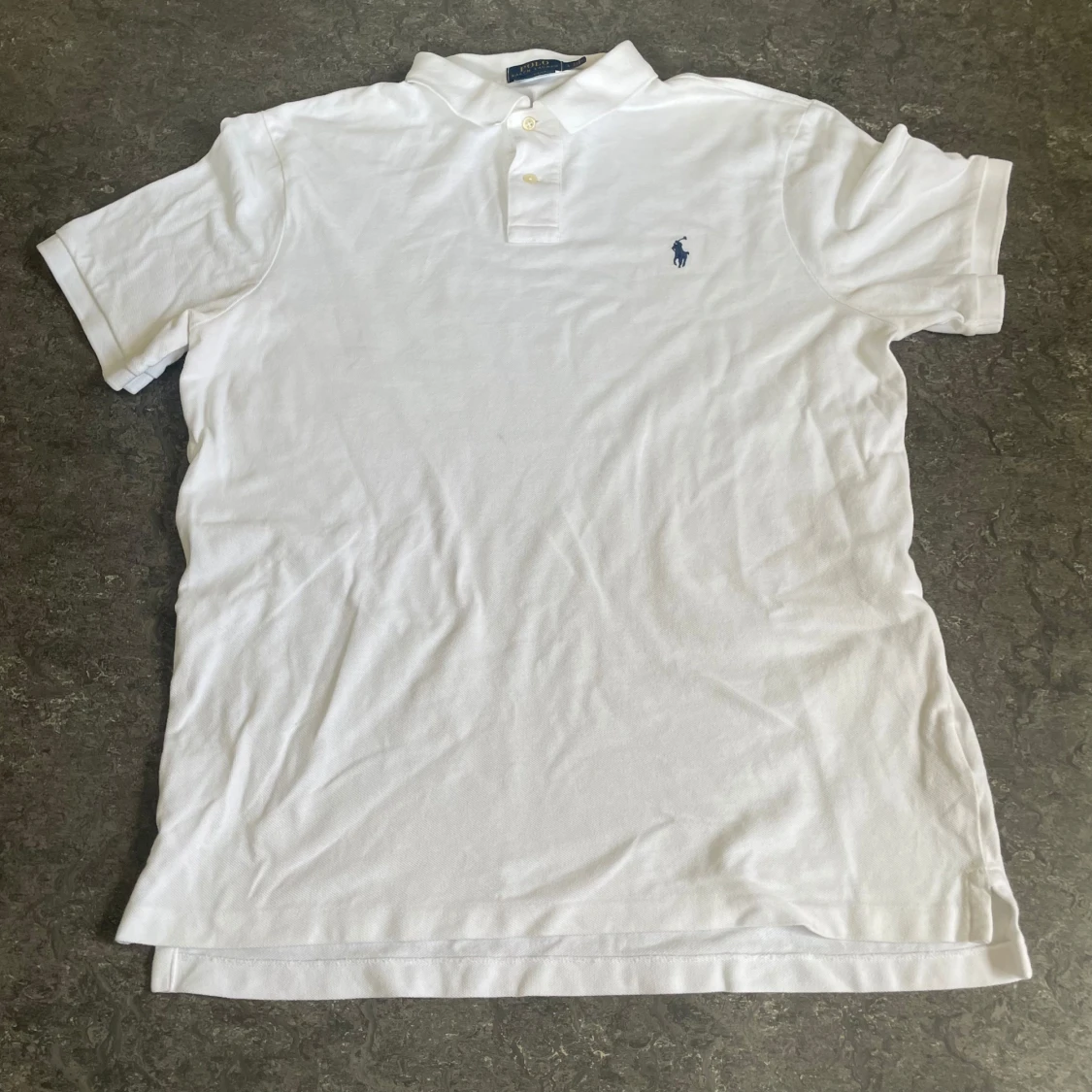 Vit pikétröja från Ralph Lauren - 1