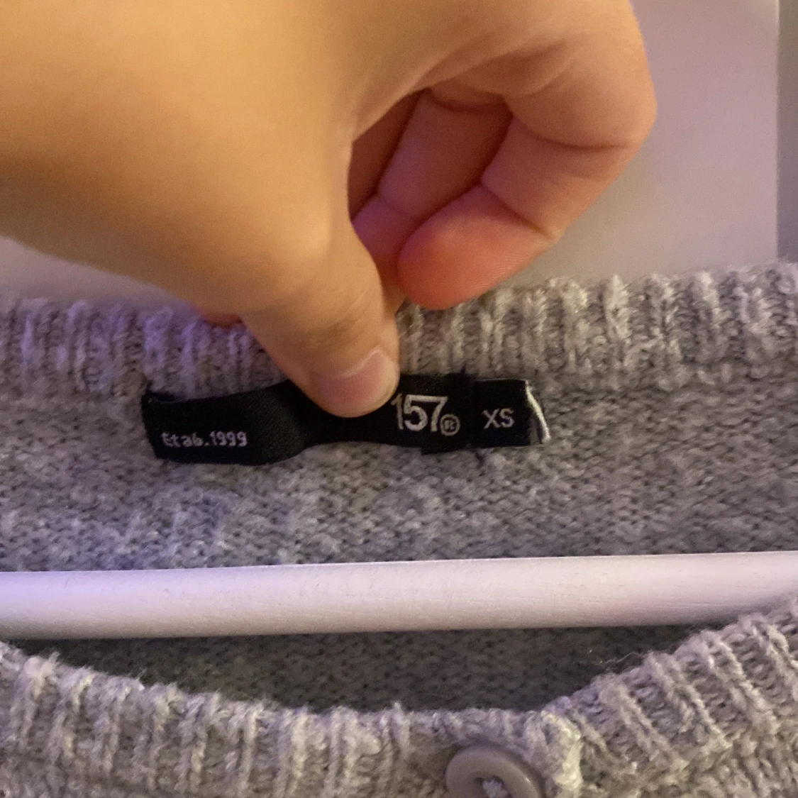 Grå kofta från 157, XS - 2