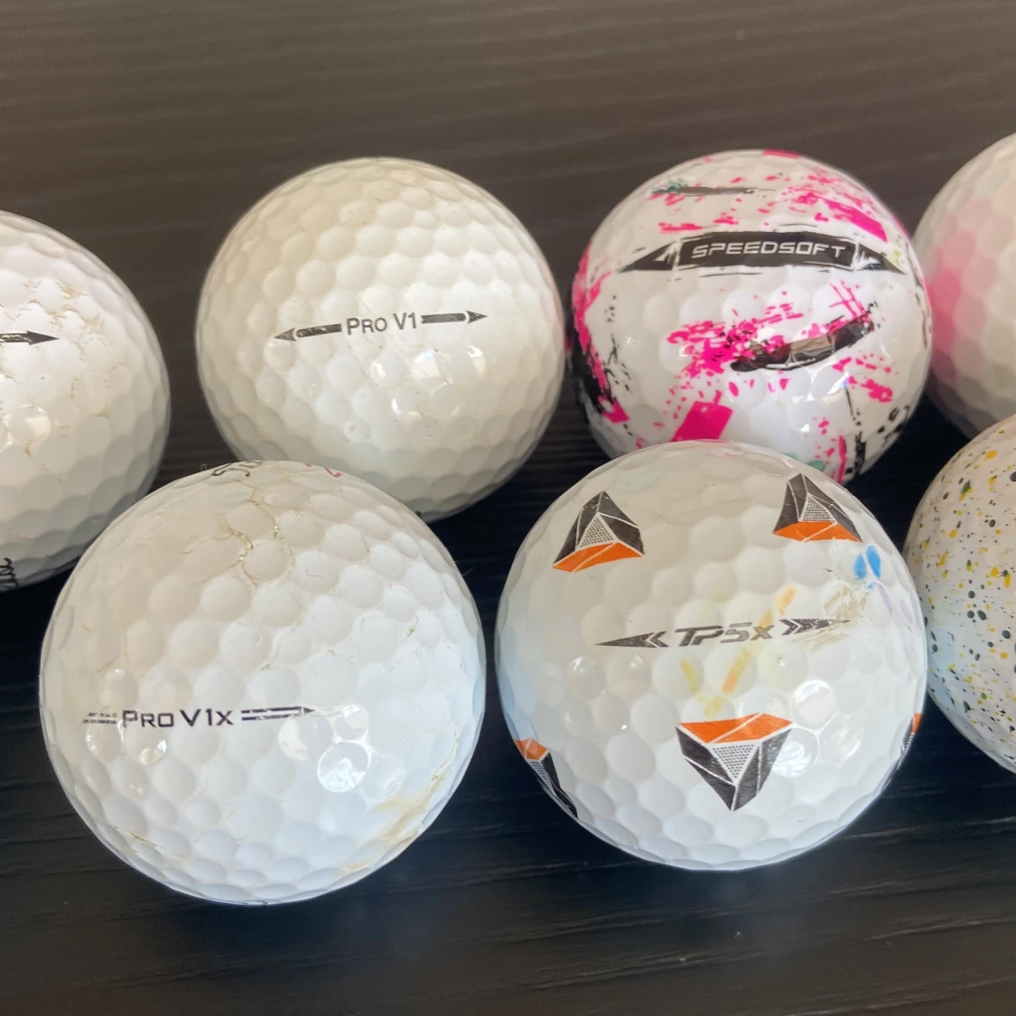 Premium golfbolls blandning 10st  - 1