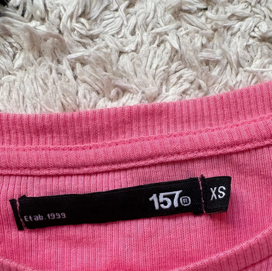 Rosa ribbad t-shirt från lager 157 - 2