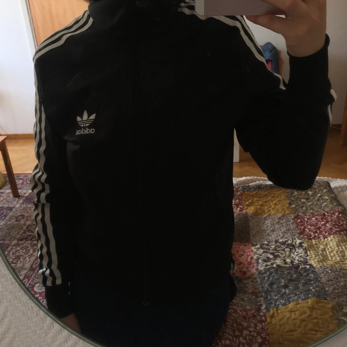 Svart Adidas träningsjacka S - 2