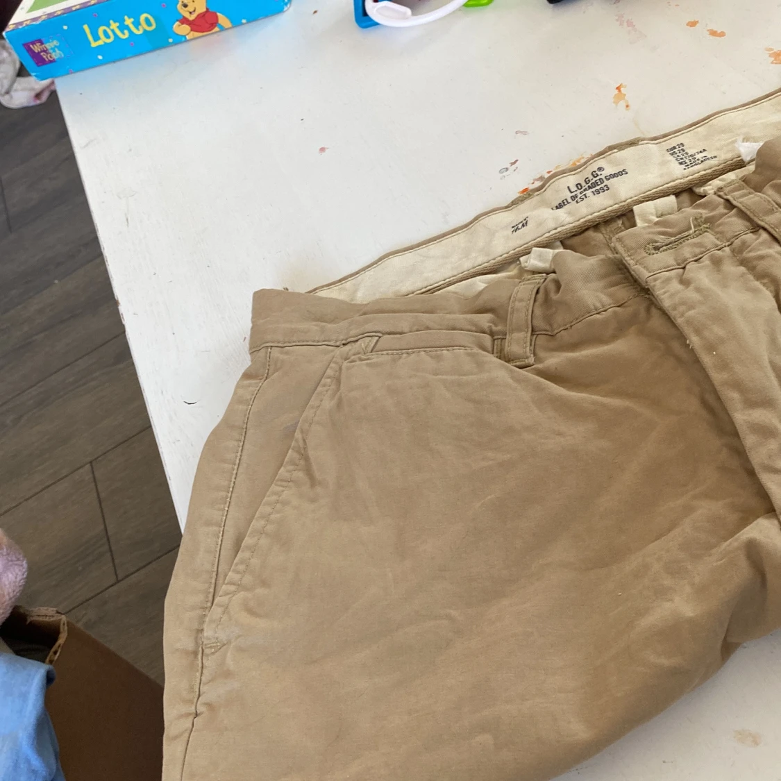 Beige shorts från L.O.G.G. H&M - 2