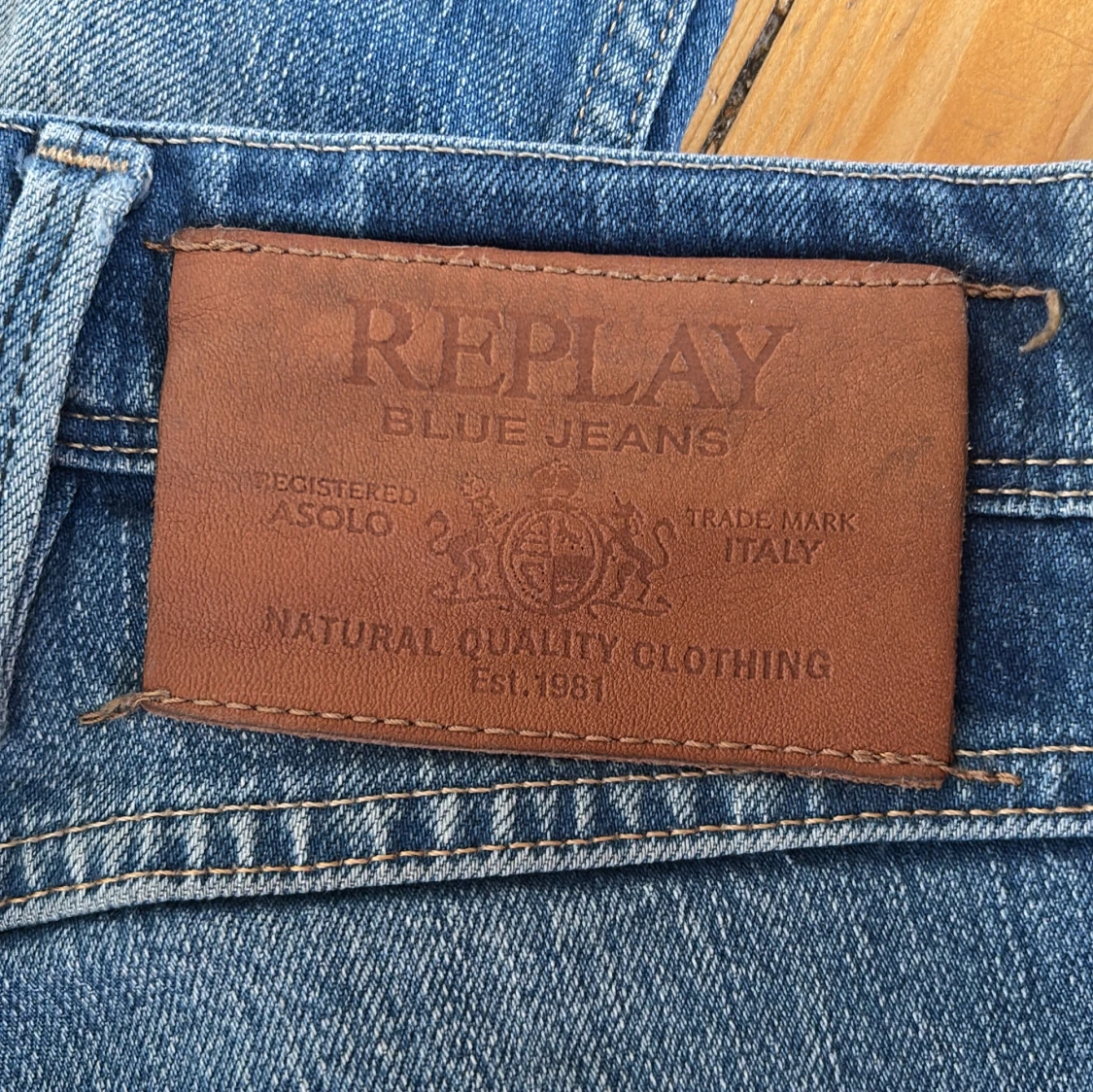 Replay Anbass blå slim jeans 27/32 - 4