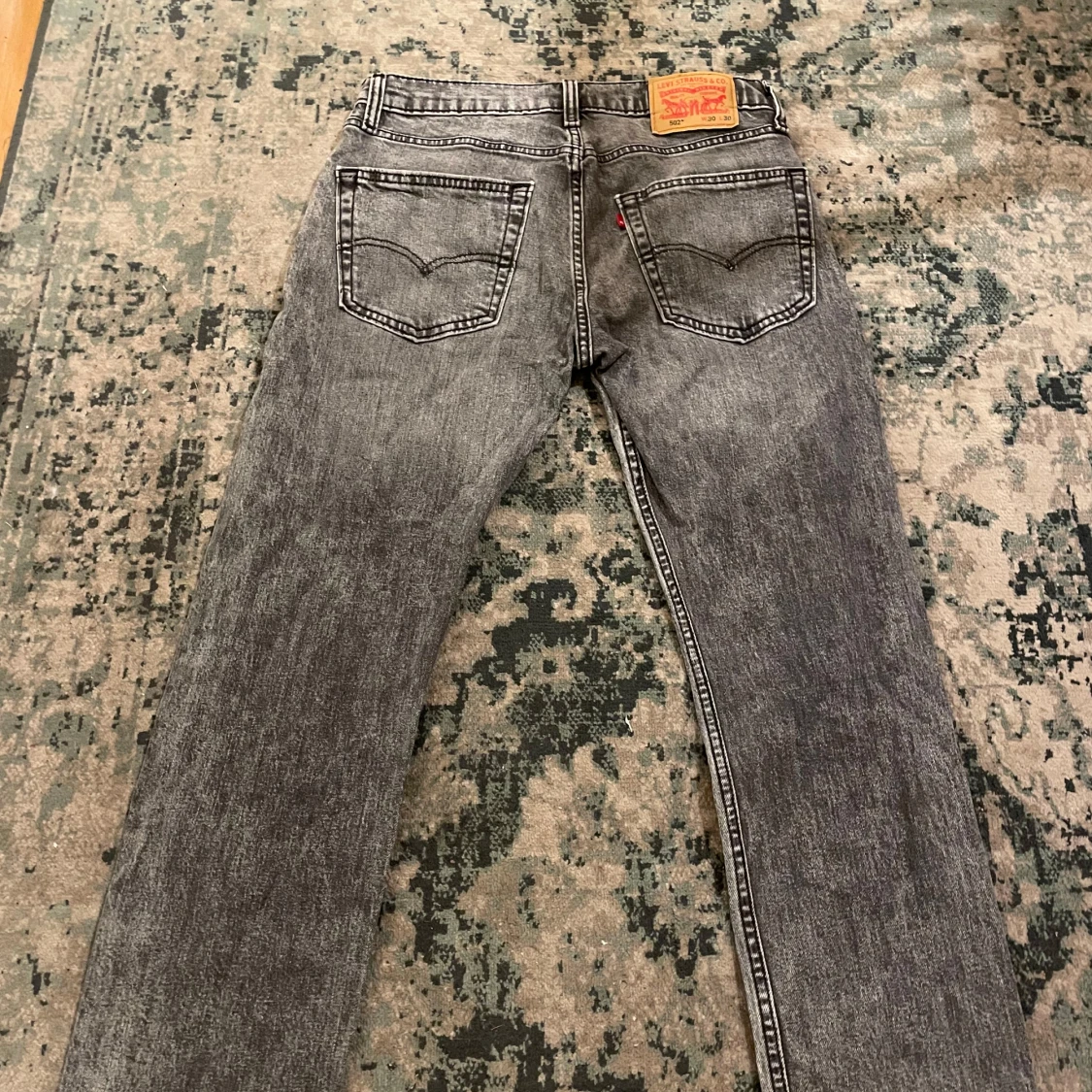 Levi's 502 grå jeans straight fit 30,30 - 1