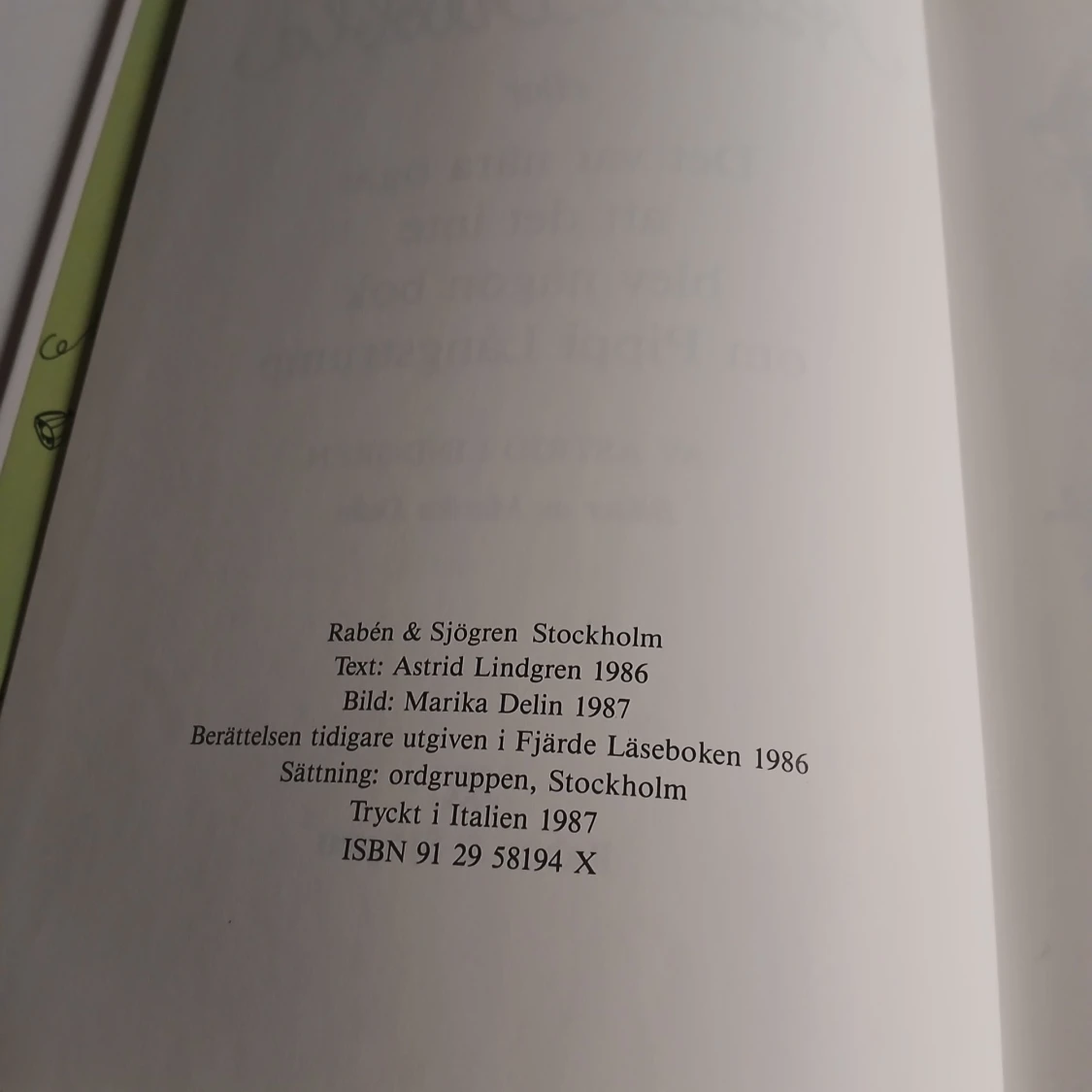 Astrid Lindgren pärla – Assar BubblA 80-tal - 1