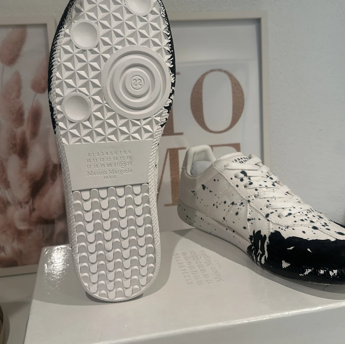 Maison Margiela sneakers svart/vit - 3