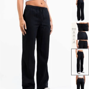 Svarta linnebyxor  - Svarta linnebyxor från Madlady, endast använt 1 gång. S-Short mid  