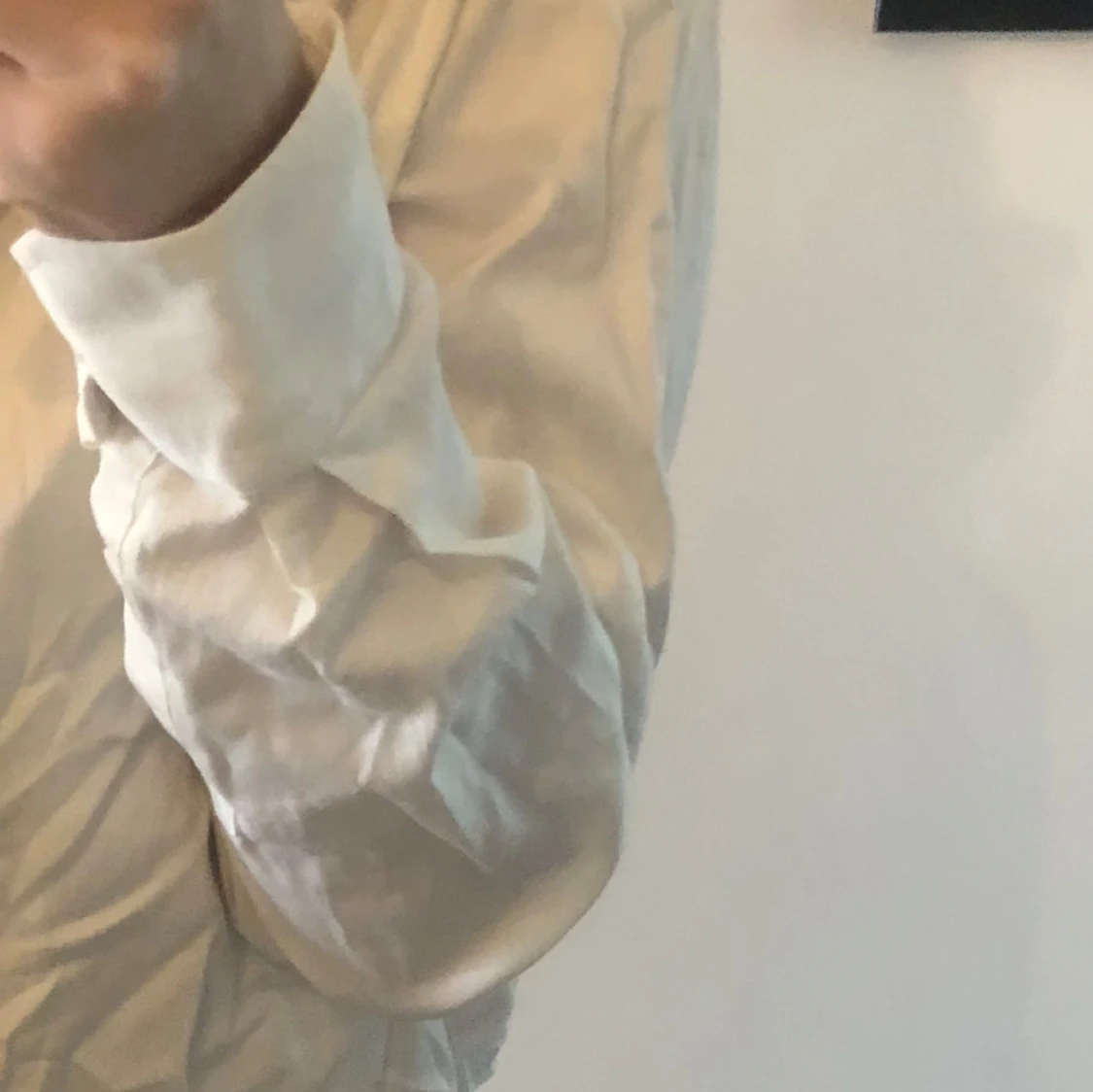 Basic vit button up / skjorta - 3