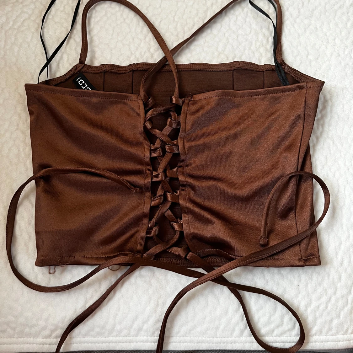 Brun korsett-topp från Divided XS - 1