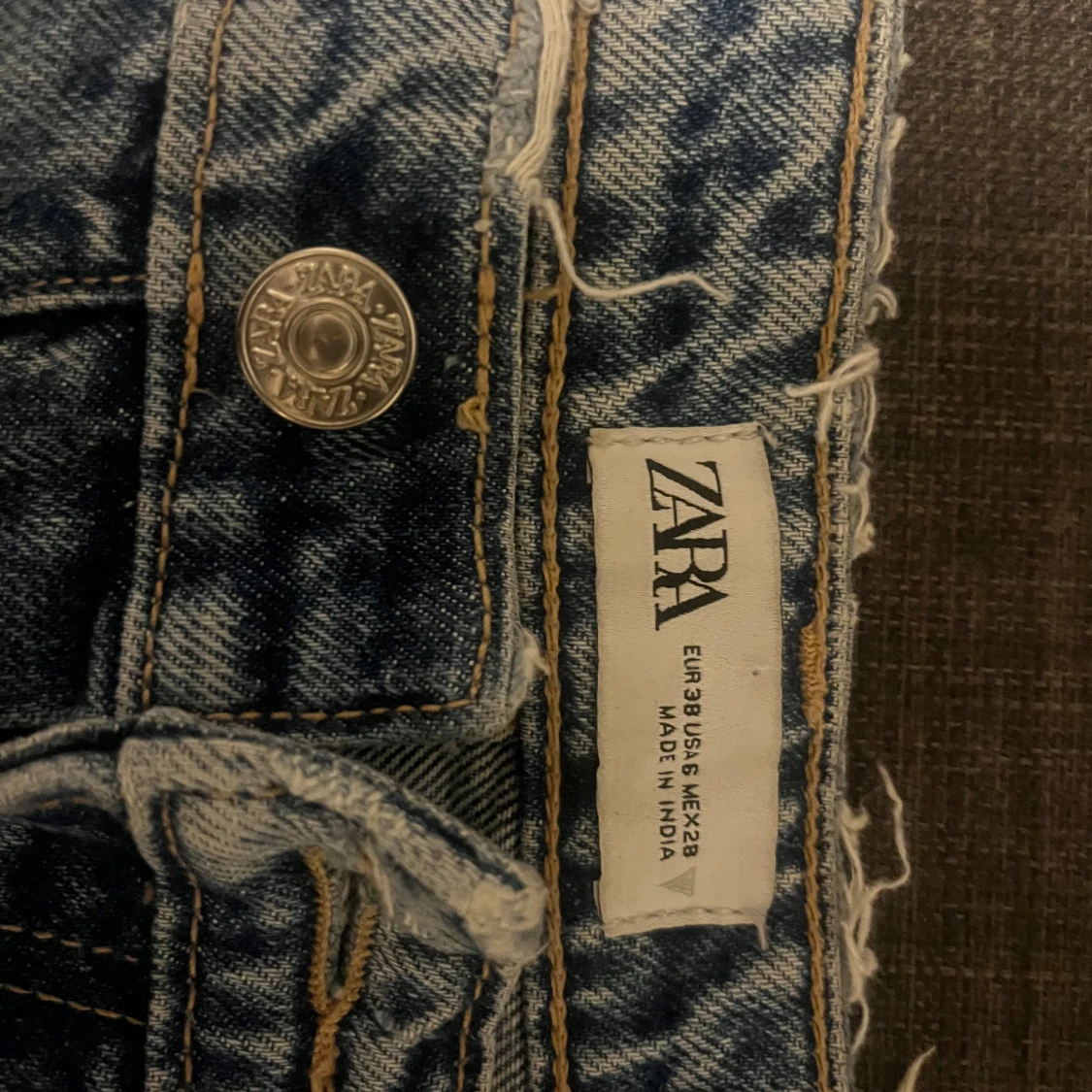 Blå jeansshorts  - 1