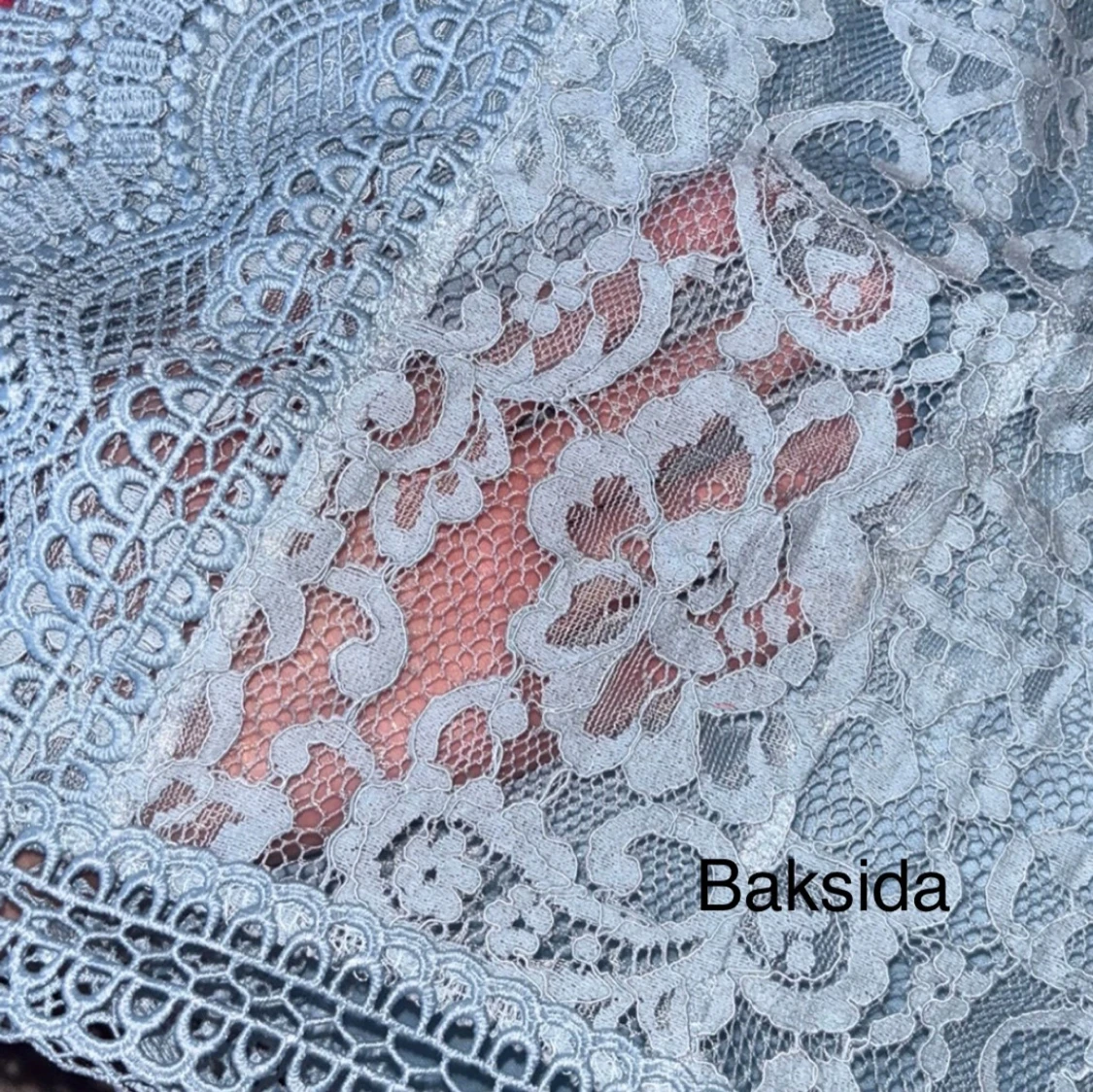 Blå spetsblus från ONLY - 3