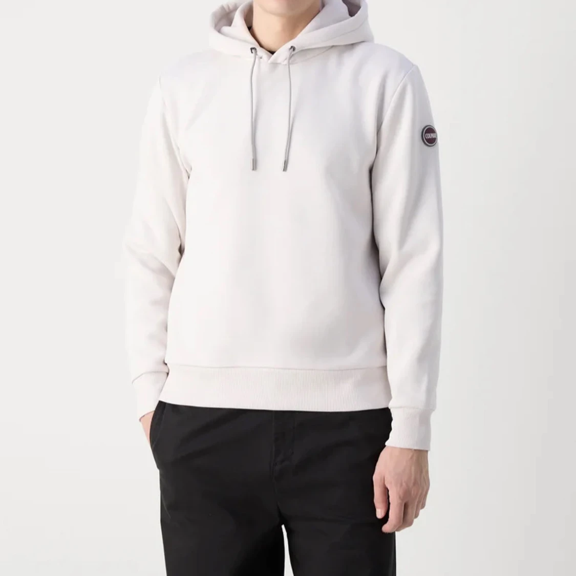 Vit hoodie från Colmar