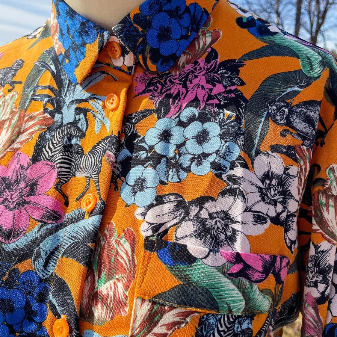 Färgglad skjorta, Monki - 1