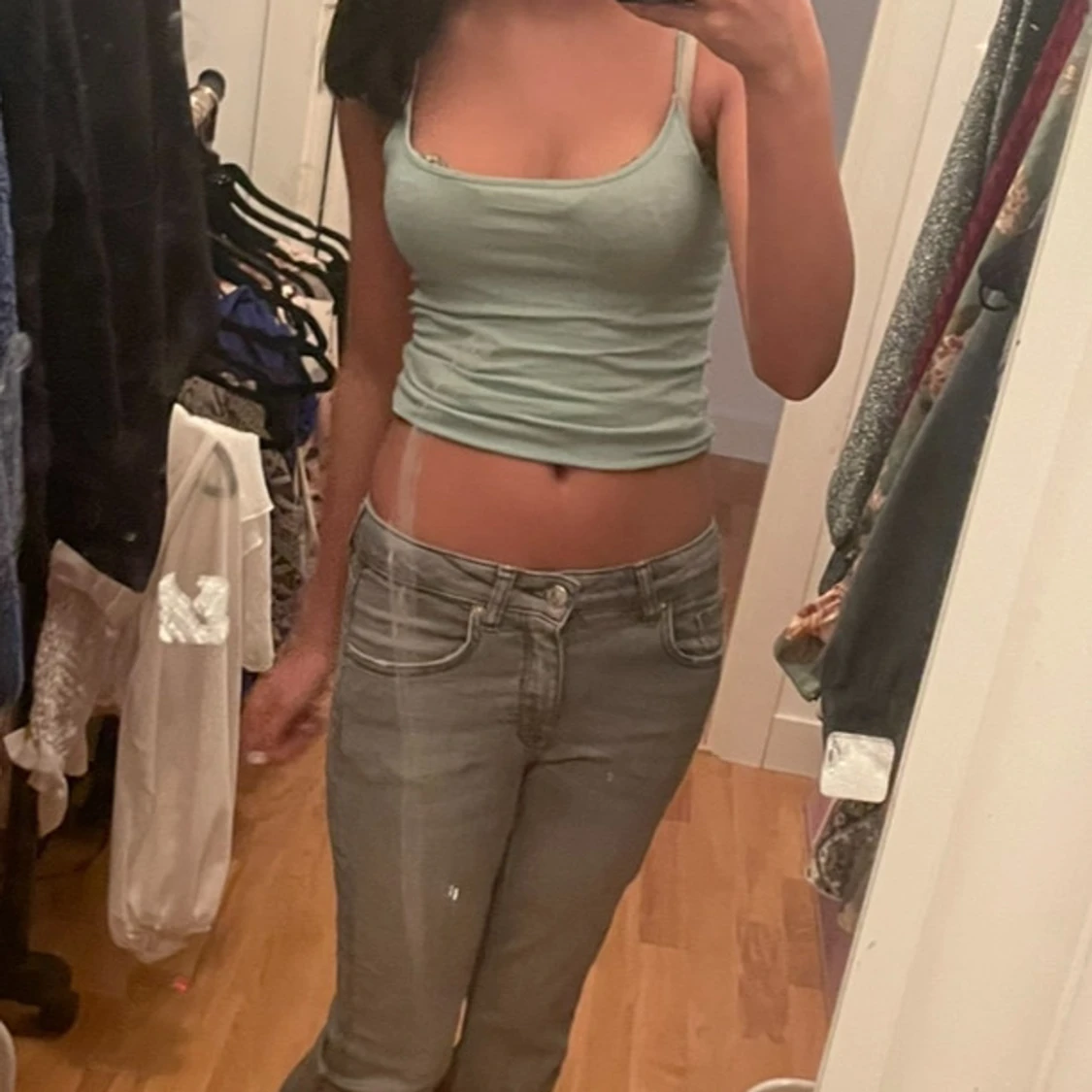 Gråa jeans  - 1