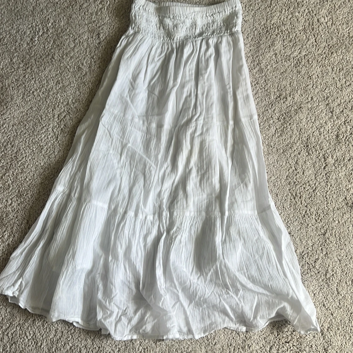 Vit långkjol från Gina Tricot - 2