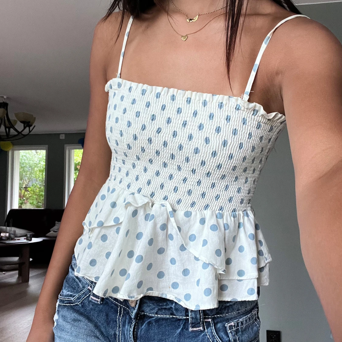 Prickig volangtop från Zara - 1