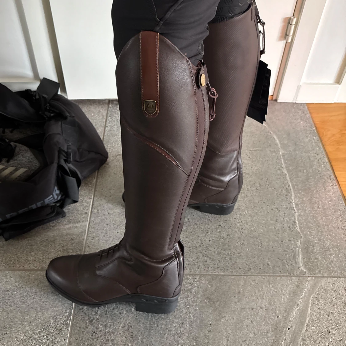 Mountain horse ridstövlar veganza brun - 1