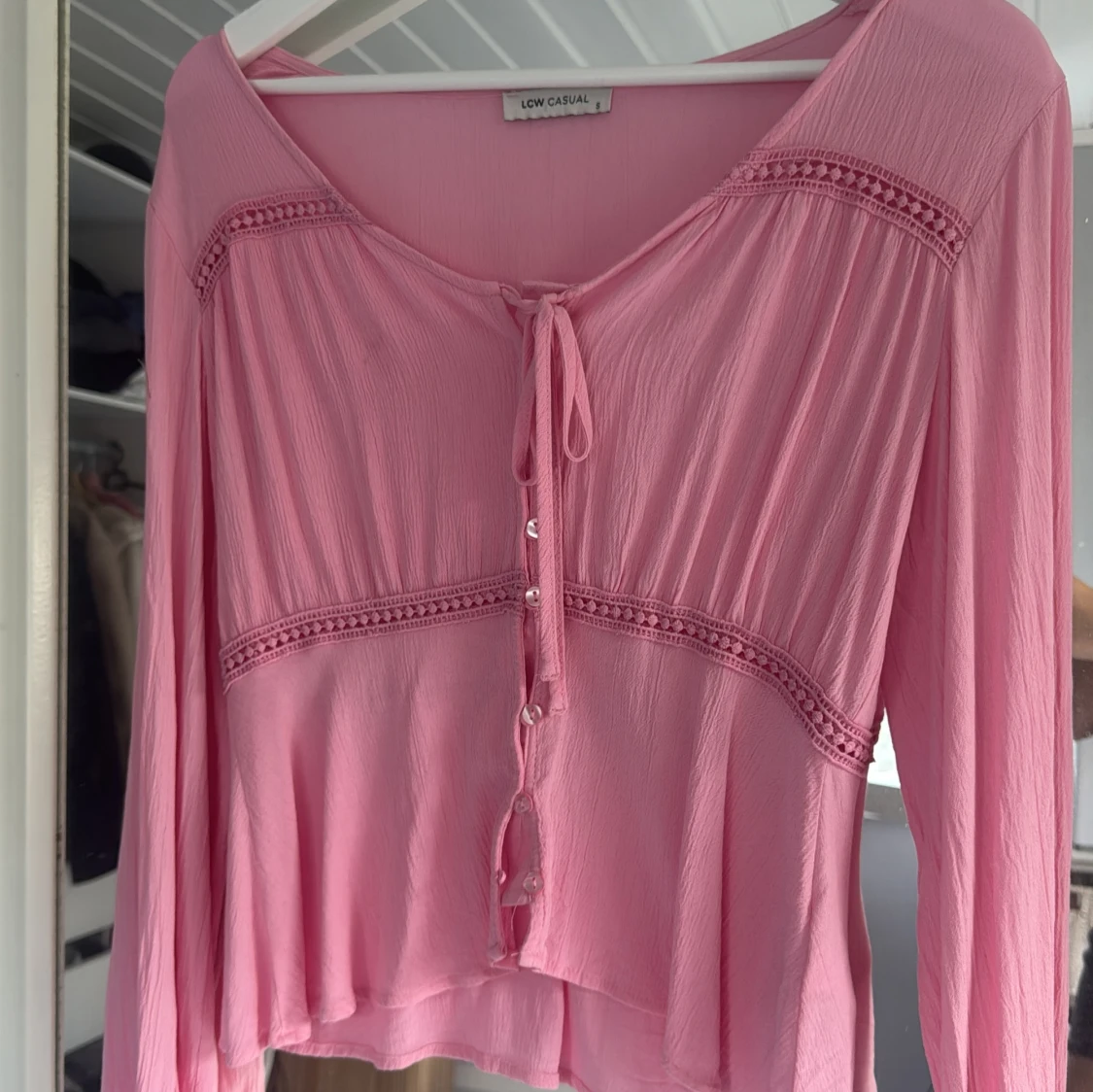 Super söt rosa blus