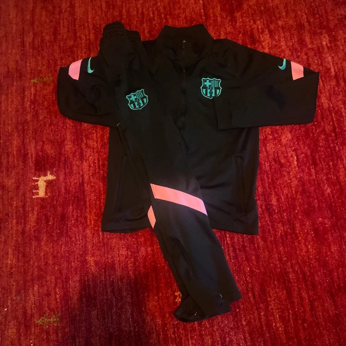 FC Barcelona svart träningsjacka Nike