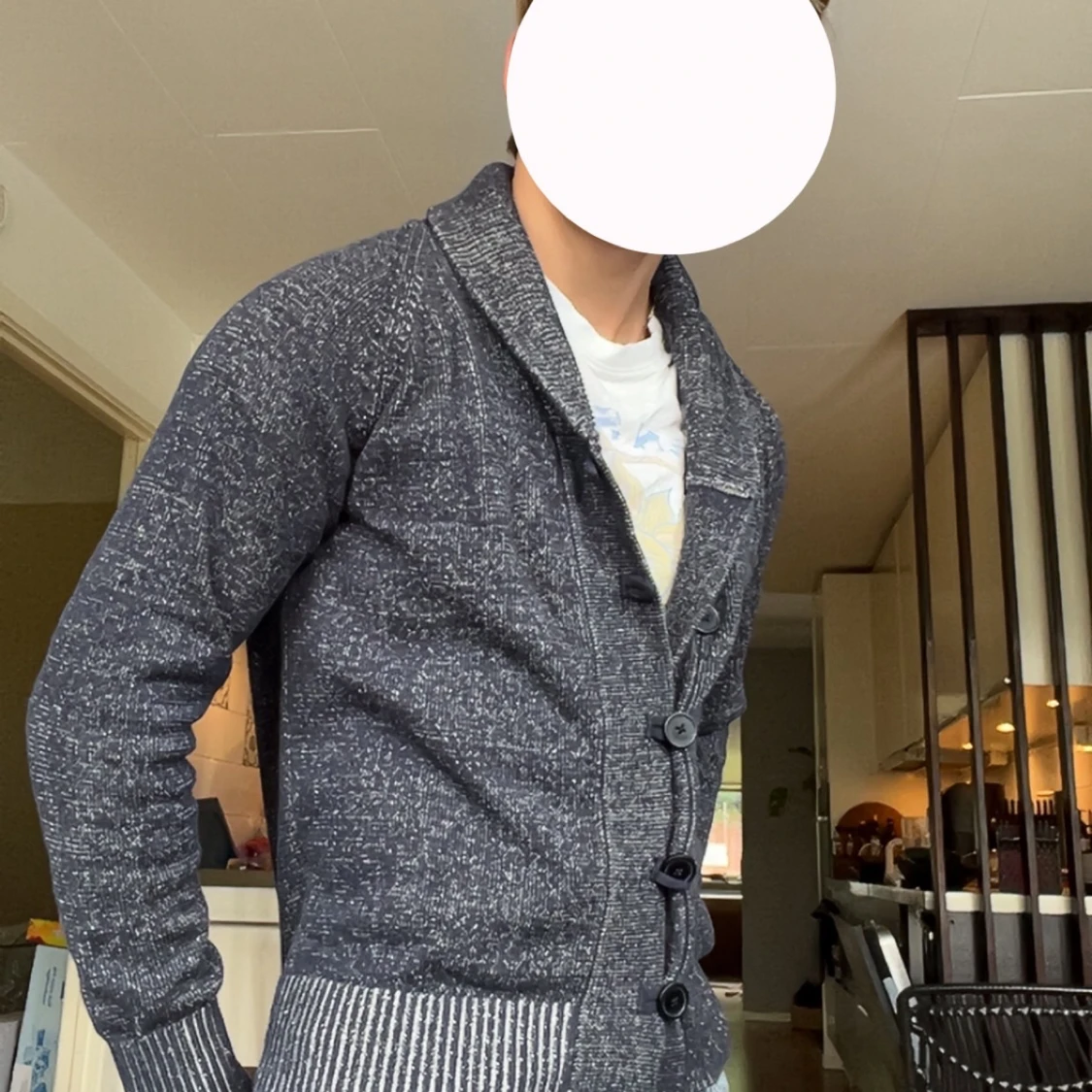 Mörkgrå kofta från Springfield