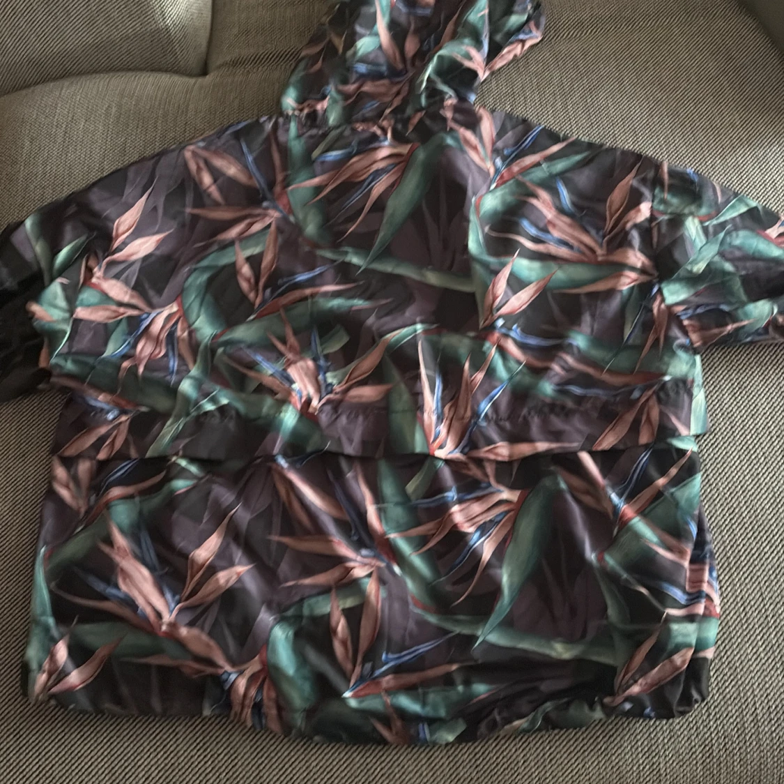 Mönstrad vindjacka med huva från Stronger - 2