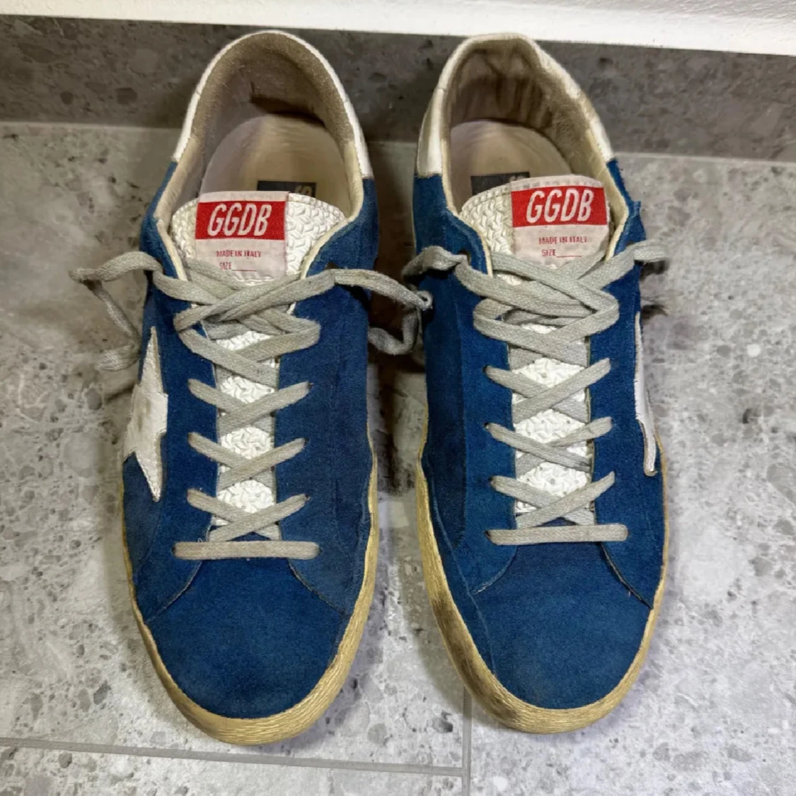 Blå sneakers från Golden Goose - 2