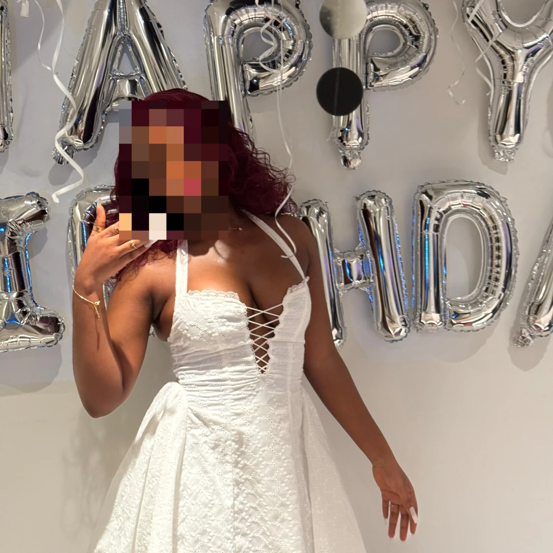  Vit kortklänning för sommaren  - 3