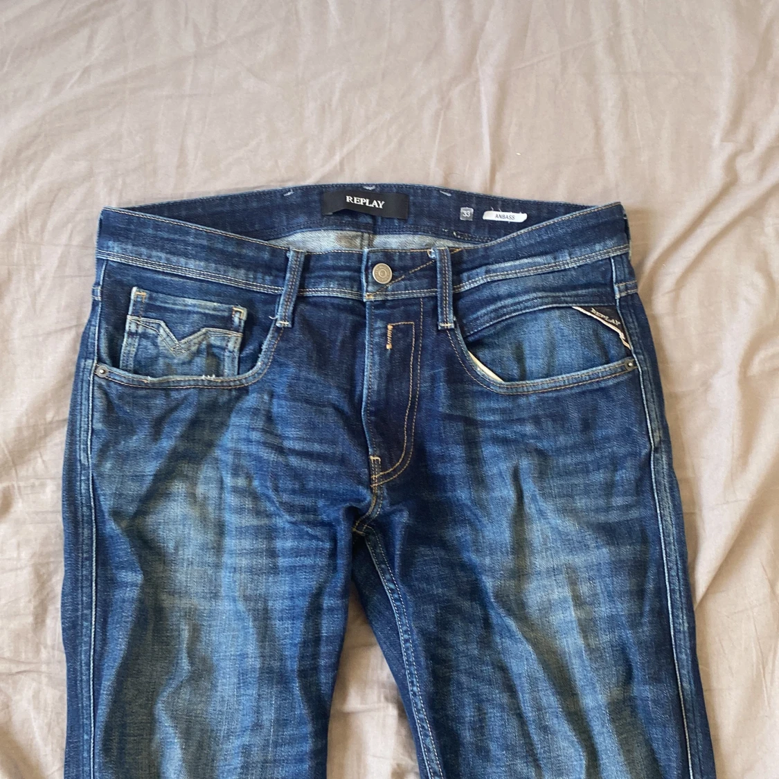 Blå Replay jeansbyxor - 2