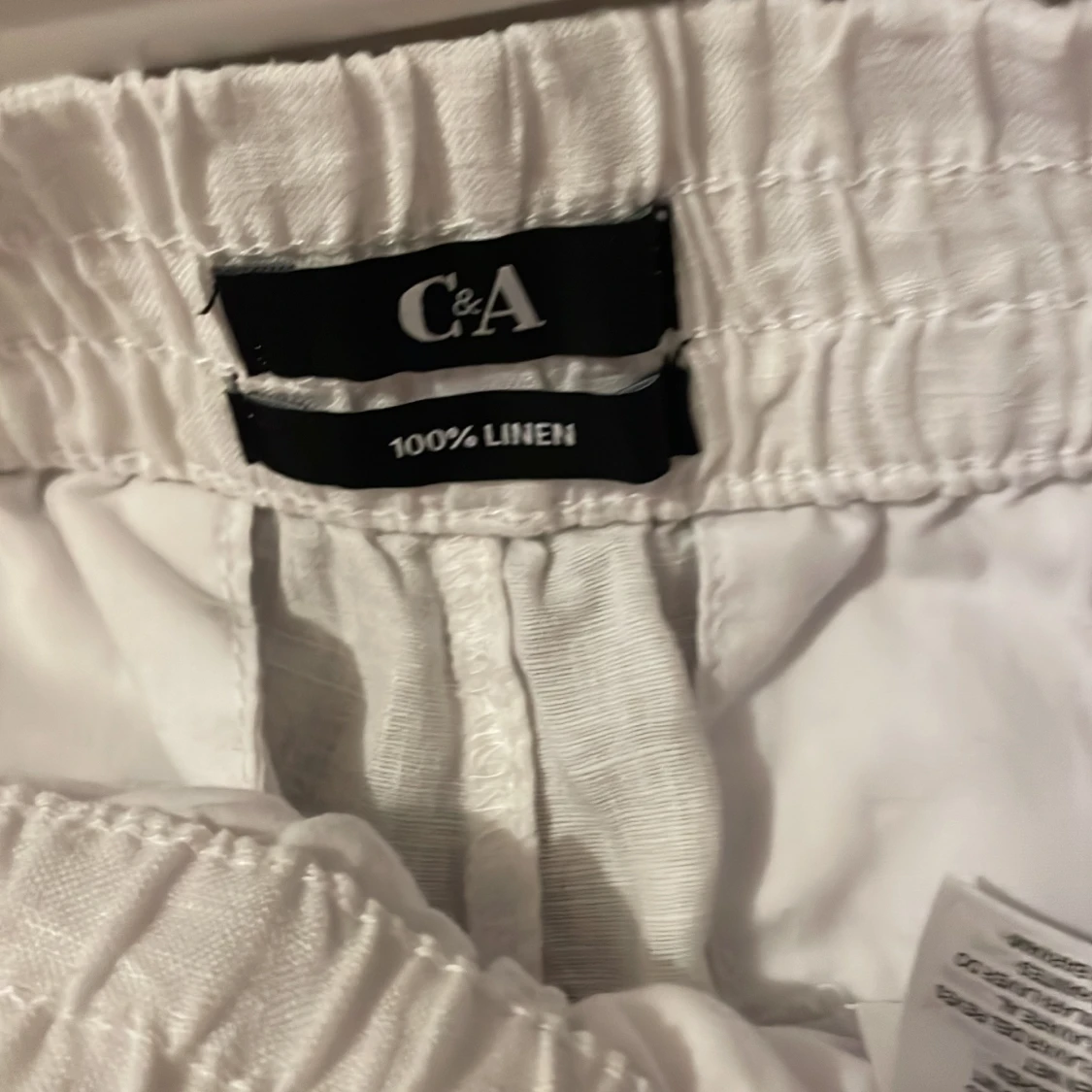 Vita linnebyxor från C&A - 3