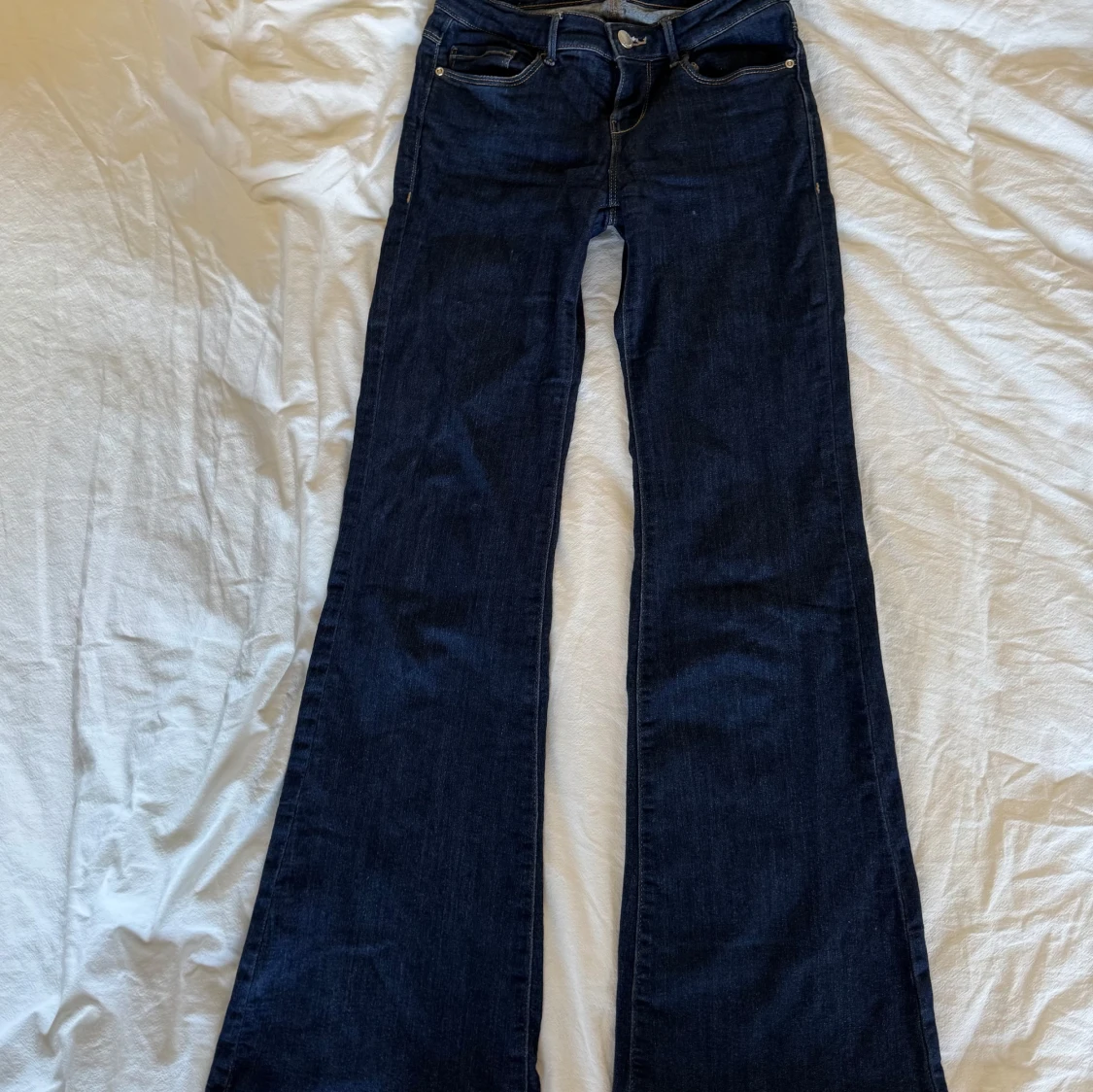 Mörkblå bootcut jeans från ONLY - 2