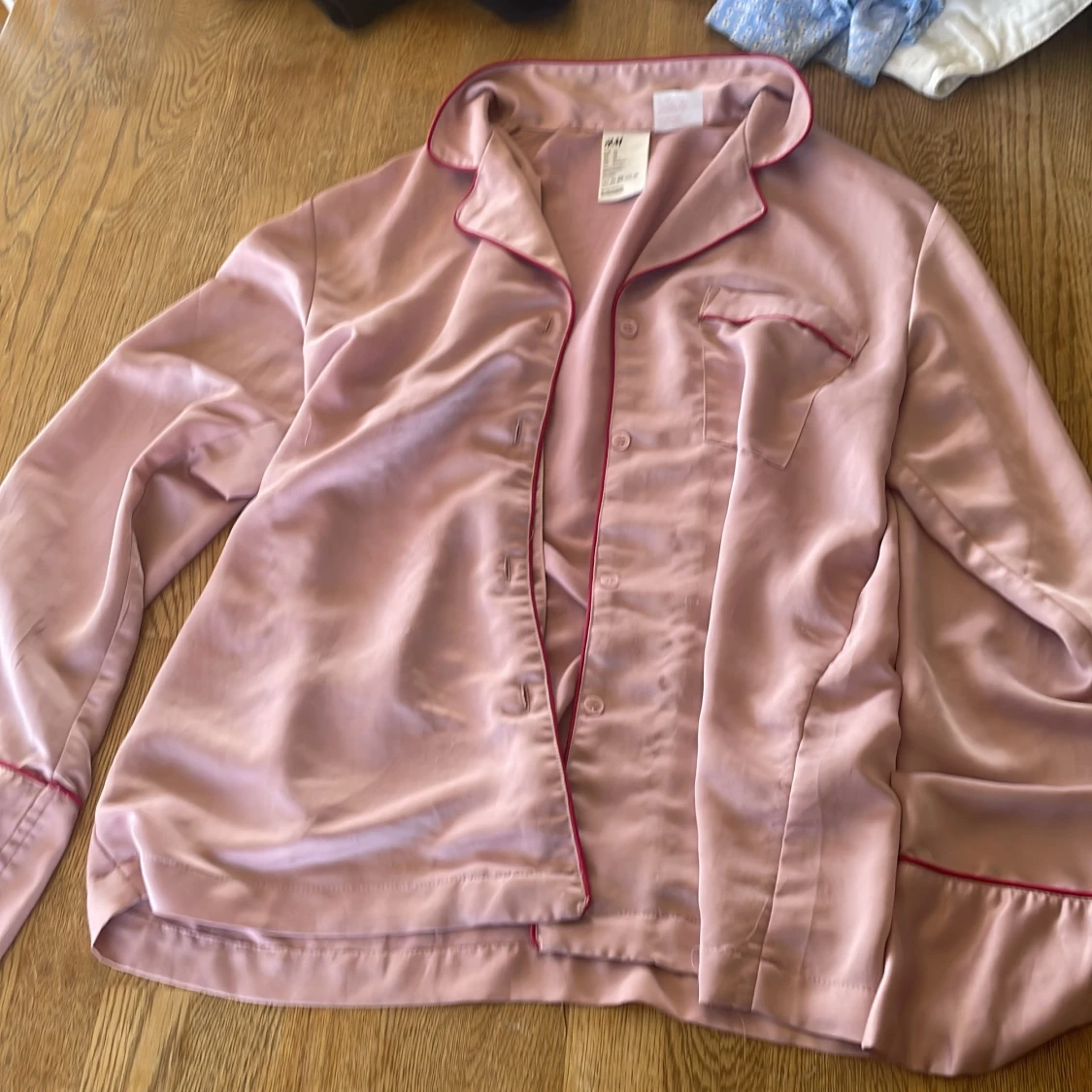 Rosa röda pyjamas från hm - 1