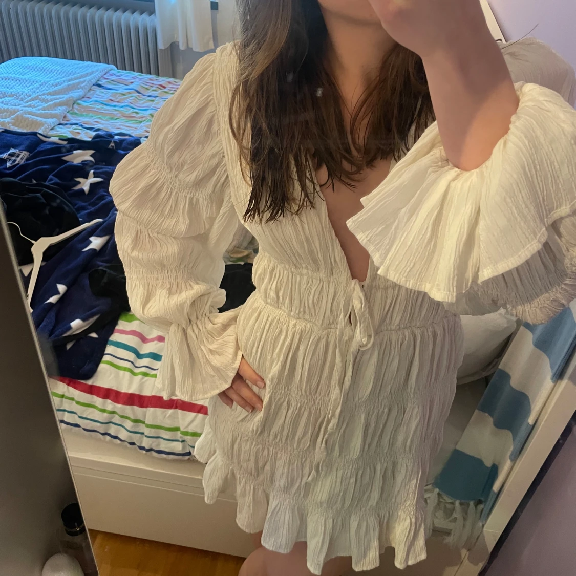 Vit NA-KD klänning  - 1