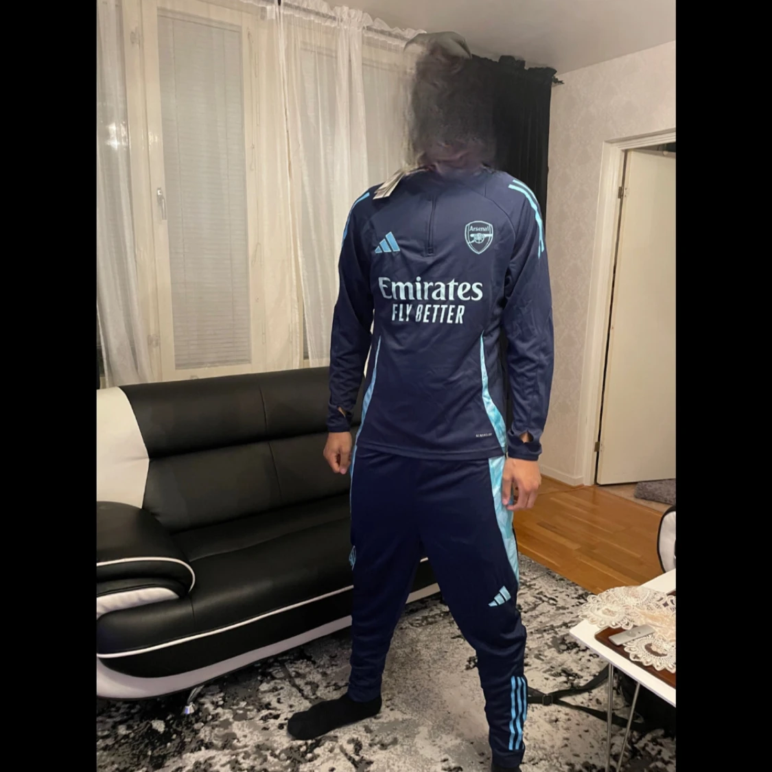 Arsenal mörkblå tracksuit - 1
