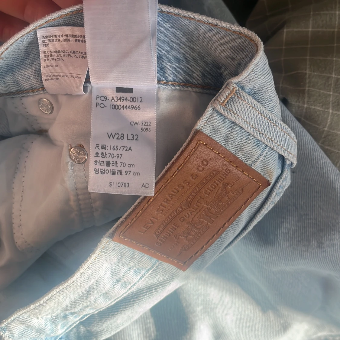 Ljusblå Levis jeans - 2