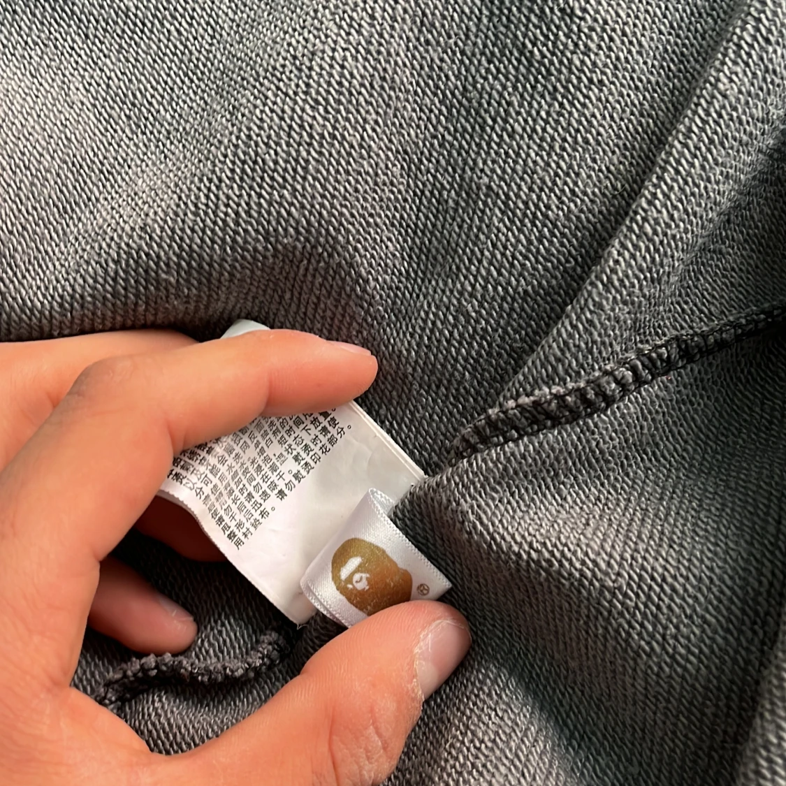 Grå camo hoodie från A Bathing Ape - 2