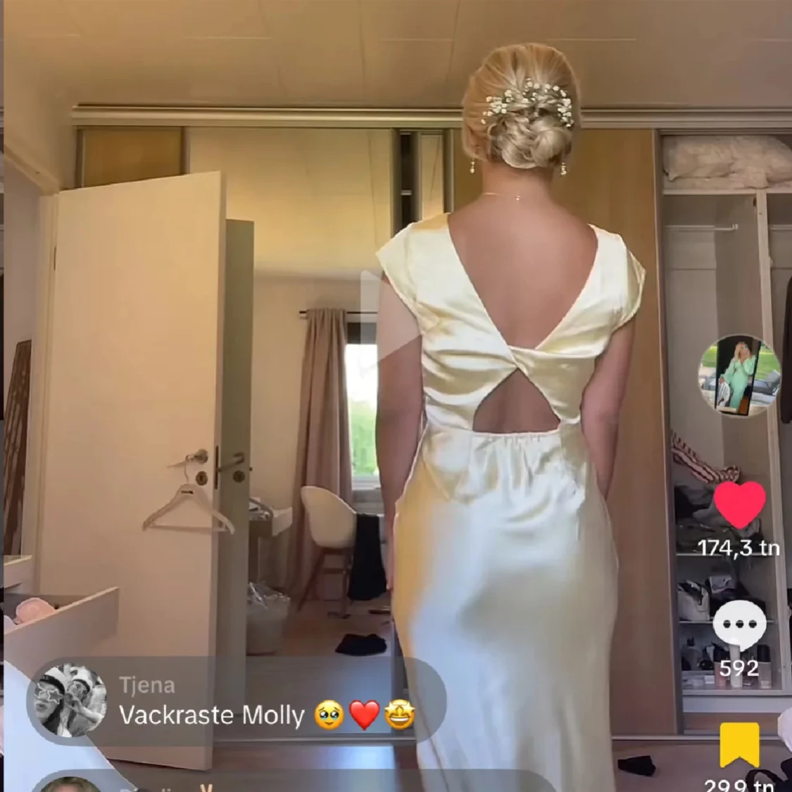 Gul balklänning  - 2