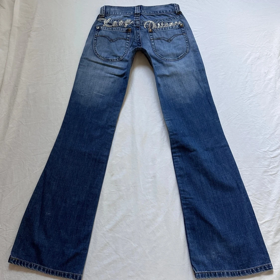 Lågmidjade bootcut jeans - 91