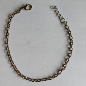 Silverfärgat armband med karbinhake - Snyggt och enkelt silverfärgat armband med robusta länkar och en praktisk karbinhake för säker stängning. Perfekt för att bära ensam eller kombinera med andra smycken för en personlig stil.