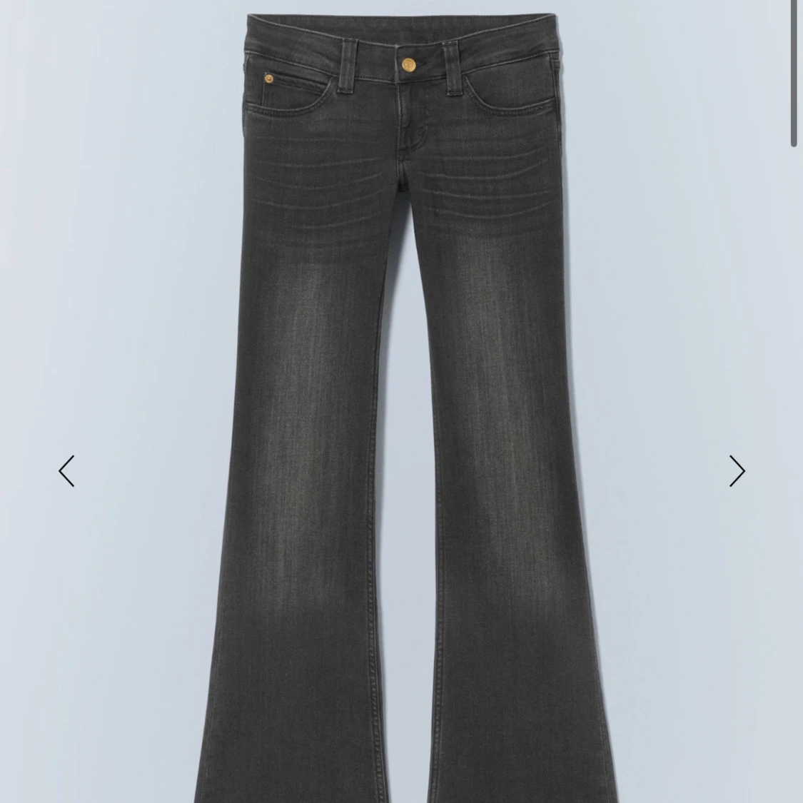 Svarta bootcut jeans