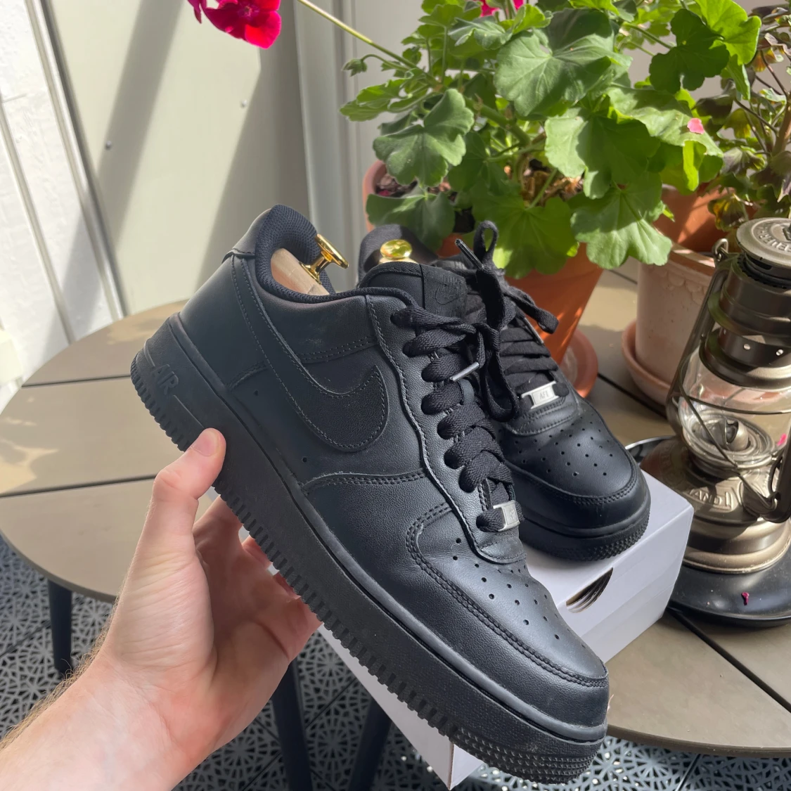 Svarta Nike Air Force 1 sneakers - 2