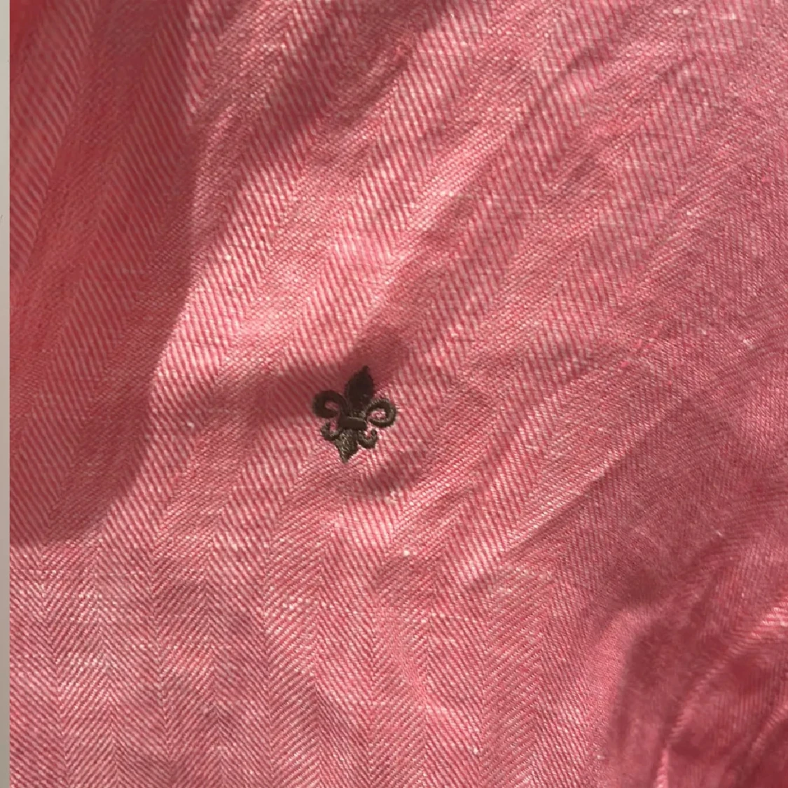 Rosa linneskjorta från Morris - 1